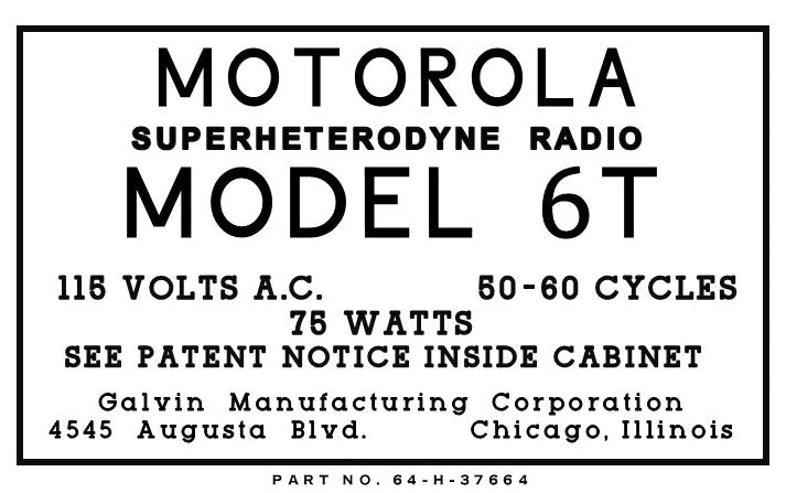 MOTOROLA-6T