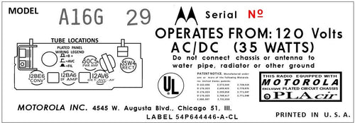 MOTOROLA-A16G