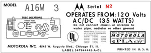 MOTOROLA-A16W