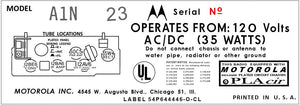 MOTOROLA-A1N