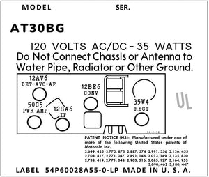 MOTOROLA-AT30BG