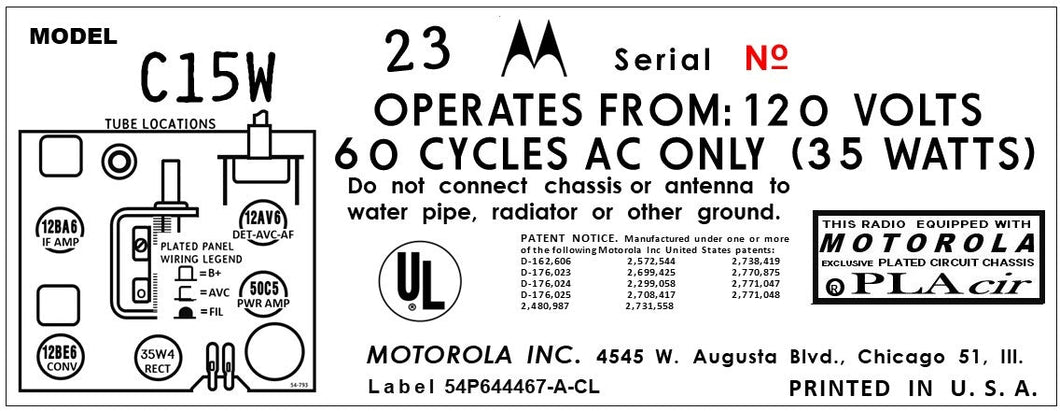 MOTOROLA-C15W