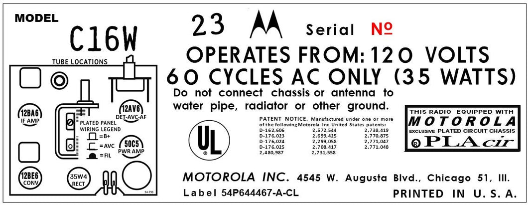 MOTOROLA-C16W