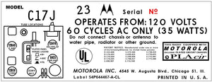 MOTOROLA-C17J