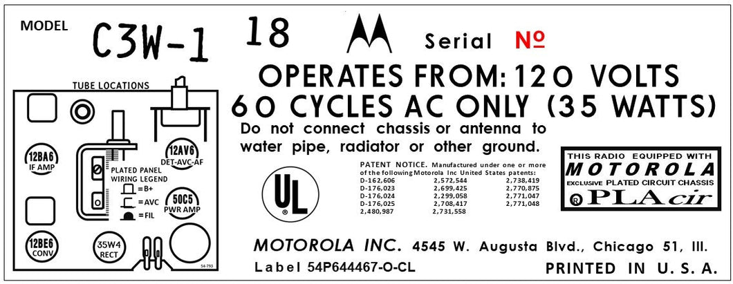 MOTOROLA-C3W-1