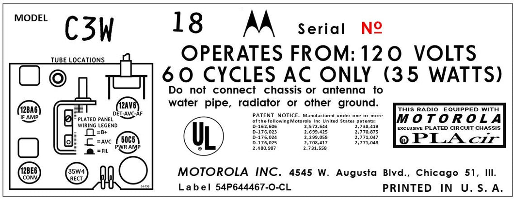 MOTOROLA-C3W