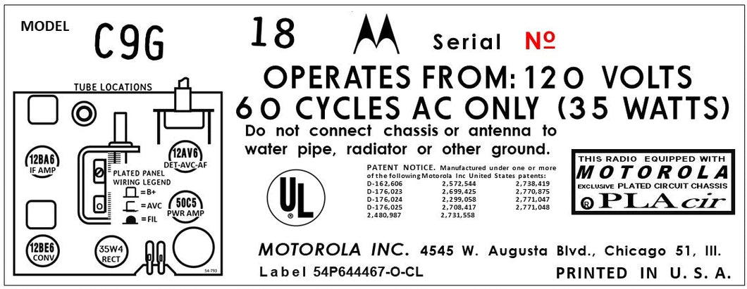 MOTOROLA-C9G