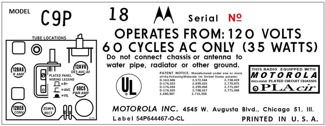 MOTOROLA-C9P
