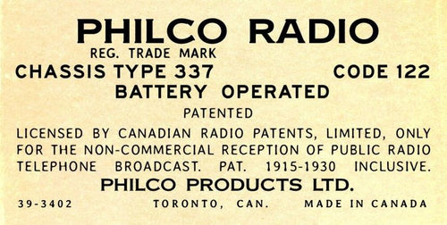PHILCO-337