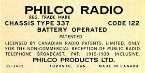 PHILCO-337