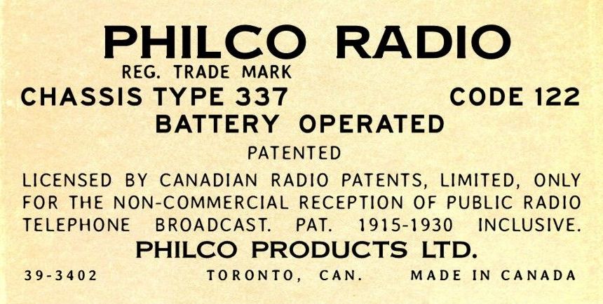PHILCO-337