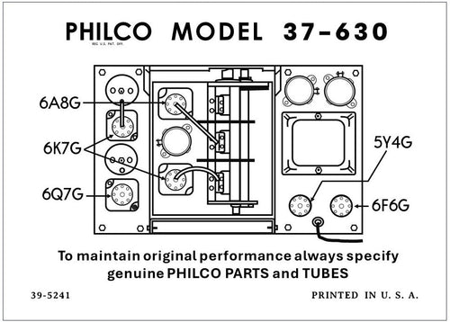 PHILCO-37-630