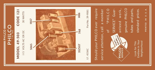 PHILCO-49-503