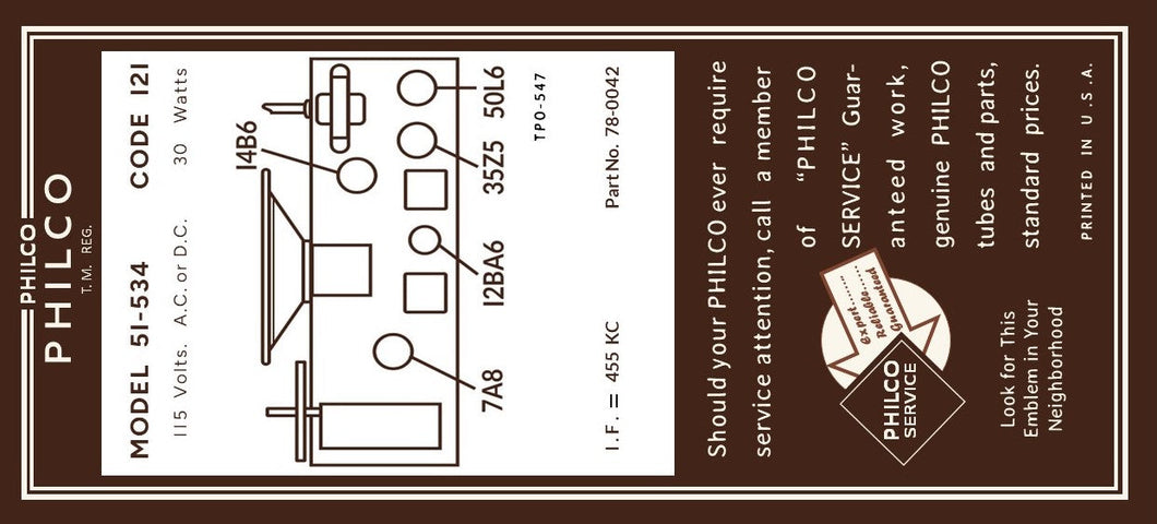 PHILCO-51-534