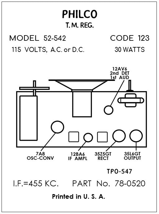 PHILCO-52-542-123