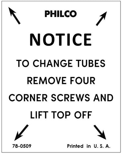 PHILCO-52-548-NOTICE