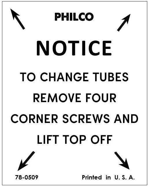 PHILCO-52-548-NOTICE