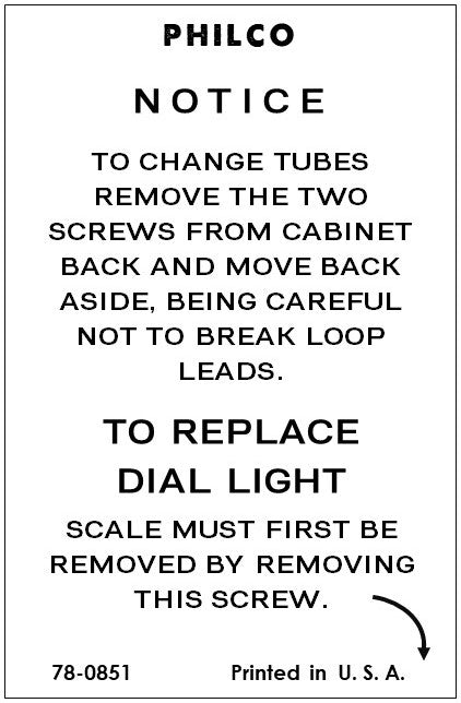 PHILCO-53-561-NOTICE