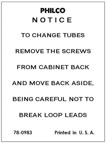 PHILCO-53-563-notice