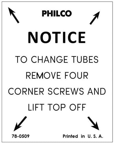 PHILCO-53-566-NOTICE