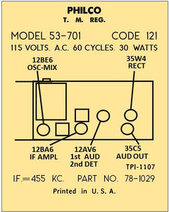 PHILCO-53-701