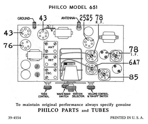 PHILCO-651-DET.AUDIO-85