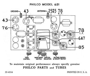 PHILCO-651-DET.AUDIO-85