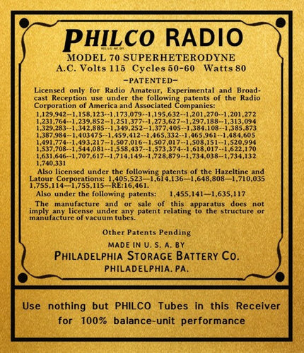 PHILCO-70
