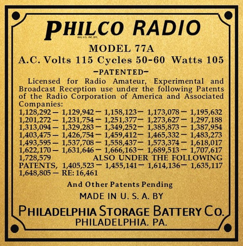 PHILCO-77A