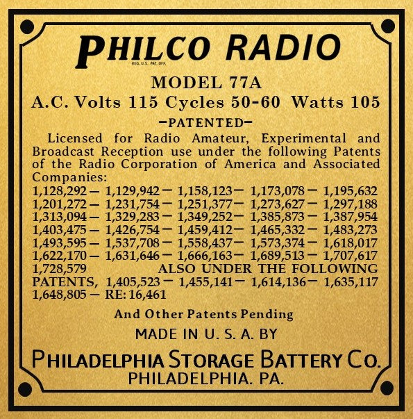 PHILCO-77A