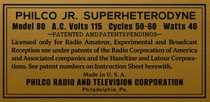 PHILCO-80