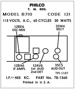 PHILCO-B710