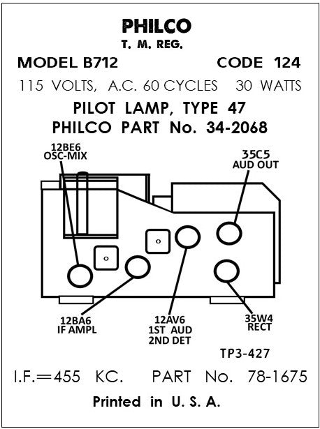 PHILCO-B712