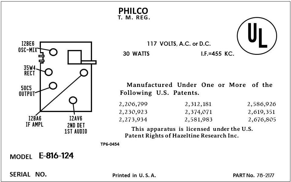 PHILCO-E816-124