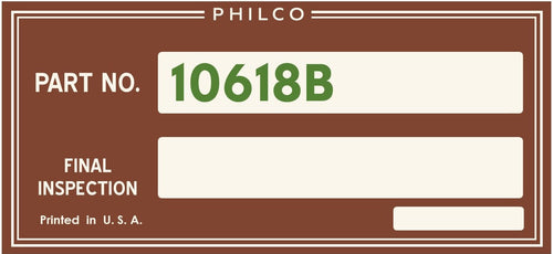 PHILCO-INSPECTION-LABEL-10618B
