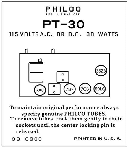 PHILCO-PT-30