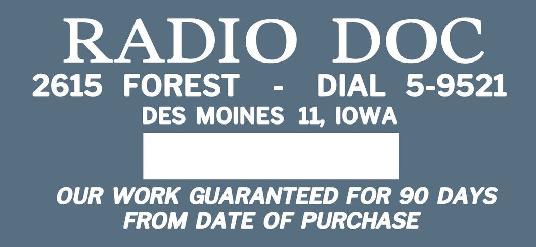 RADIO-DOC-SERVICE-LABEL