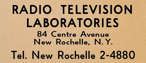 RADIO-TELEVISION-LABORATORIES-SERVICE-LABEL
