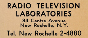 RADIO-TELEVISION-LABORATORIES-SERVICE-LABEL
