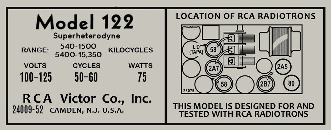 RCA-122