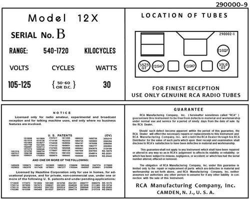 RCA-12X