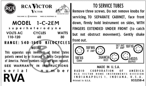 RCA-1C2EM