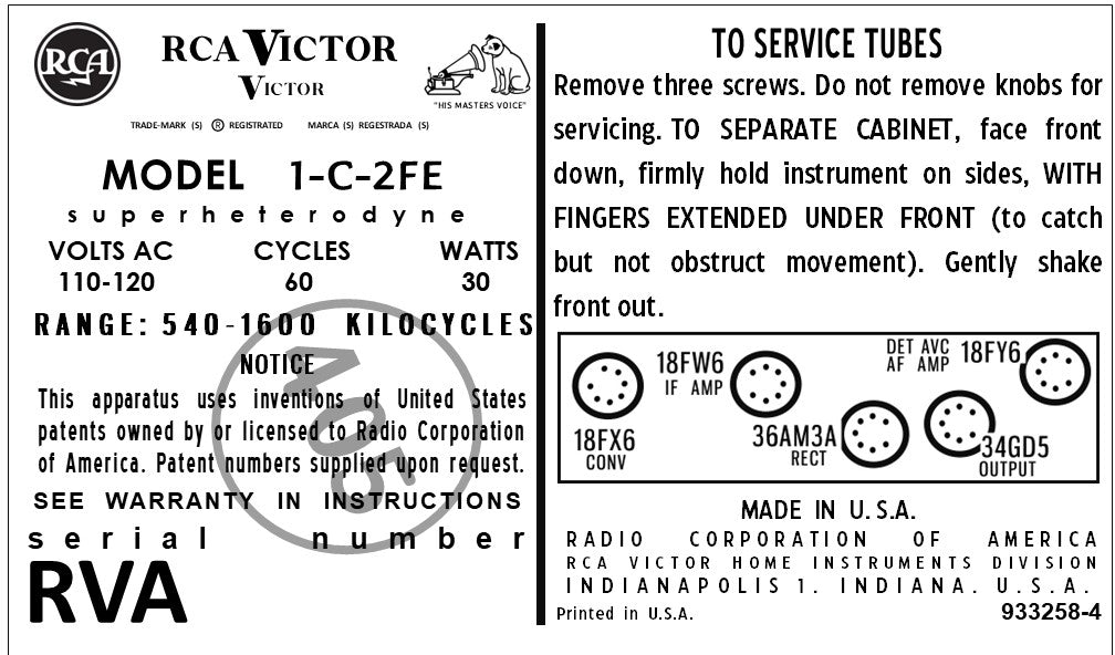 RCA-1C2FE