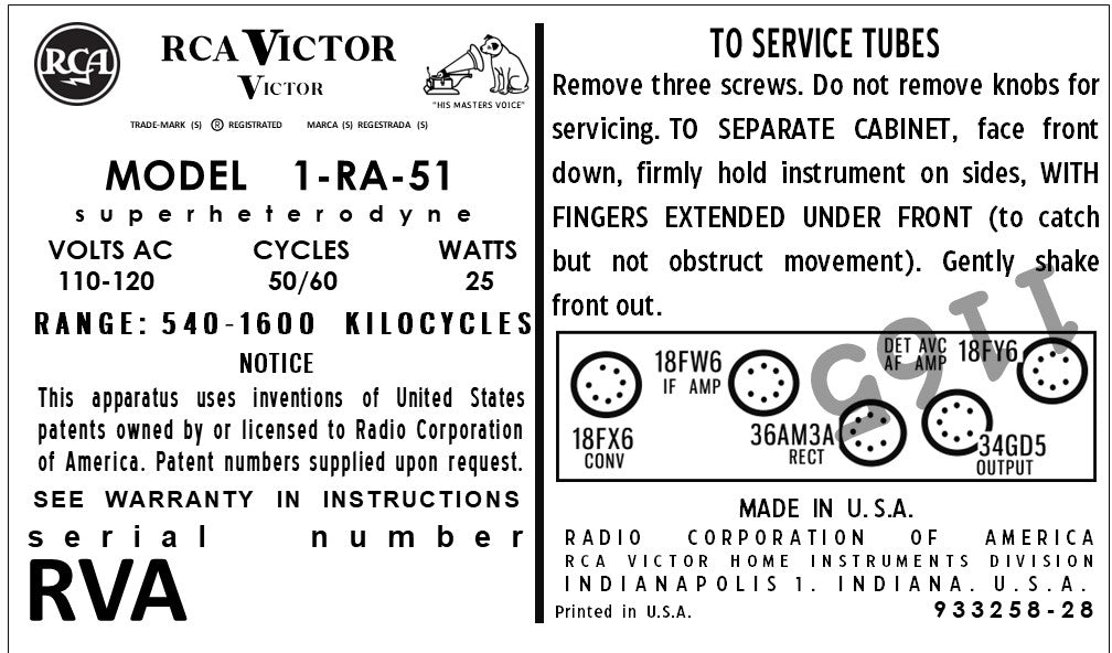 RCA-1RA51