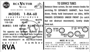 RCA-1RA60