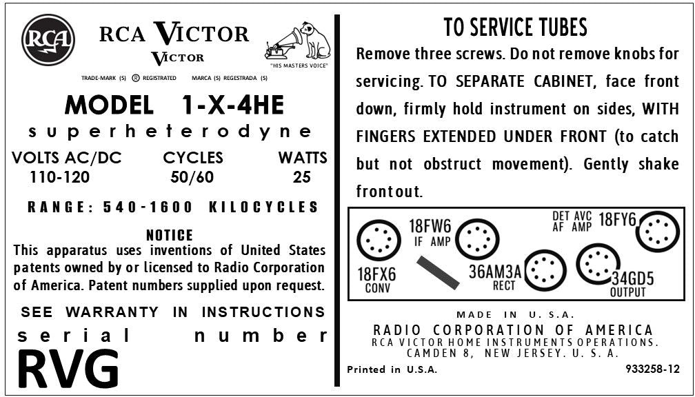 RCA-1X4HE