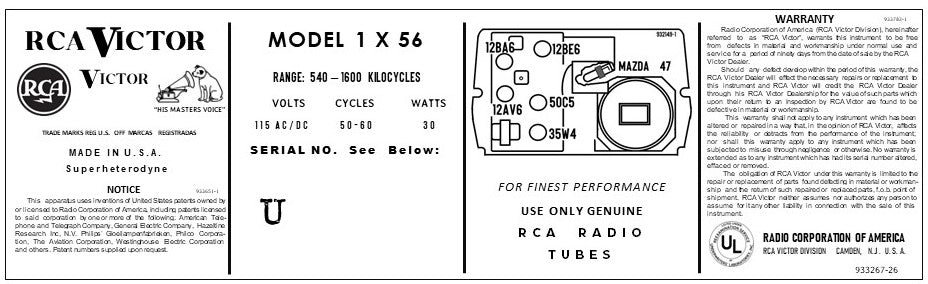 RCA-1X56-CH-1104D