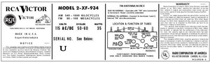 RCA-2XF934