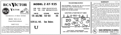 RCA-2XF935