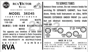 RCA-3RD45